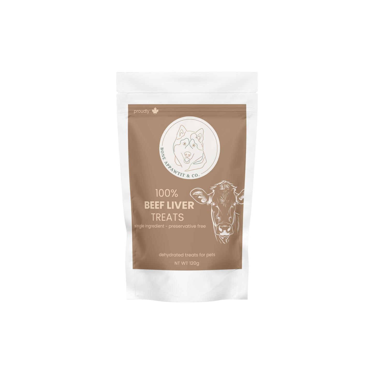 Dehydrated Beef Liver Treats - 120g bag