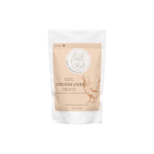 Dehydrated Chicken Liver Treats - 120g bag